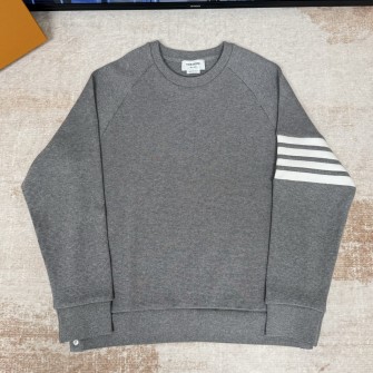 THOM BROWNE 톰브라운 사선 와플 니트 맨투맨 #1752644