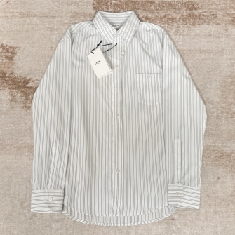 CELINE 셀린느 스트라이프 코튼 포플린 루즈 셔츠 #1476414