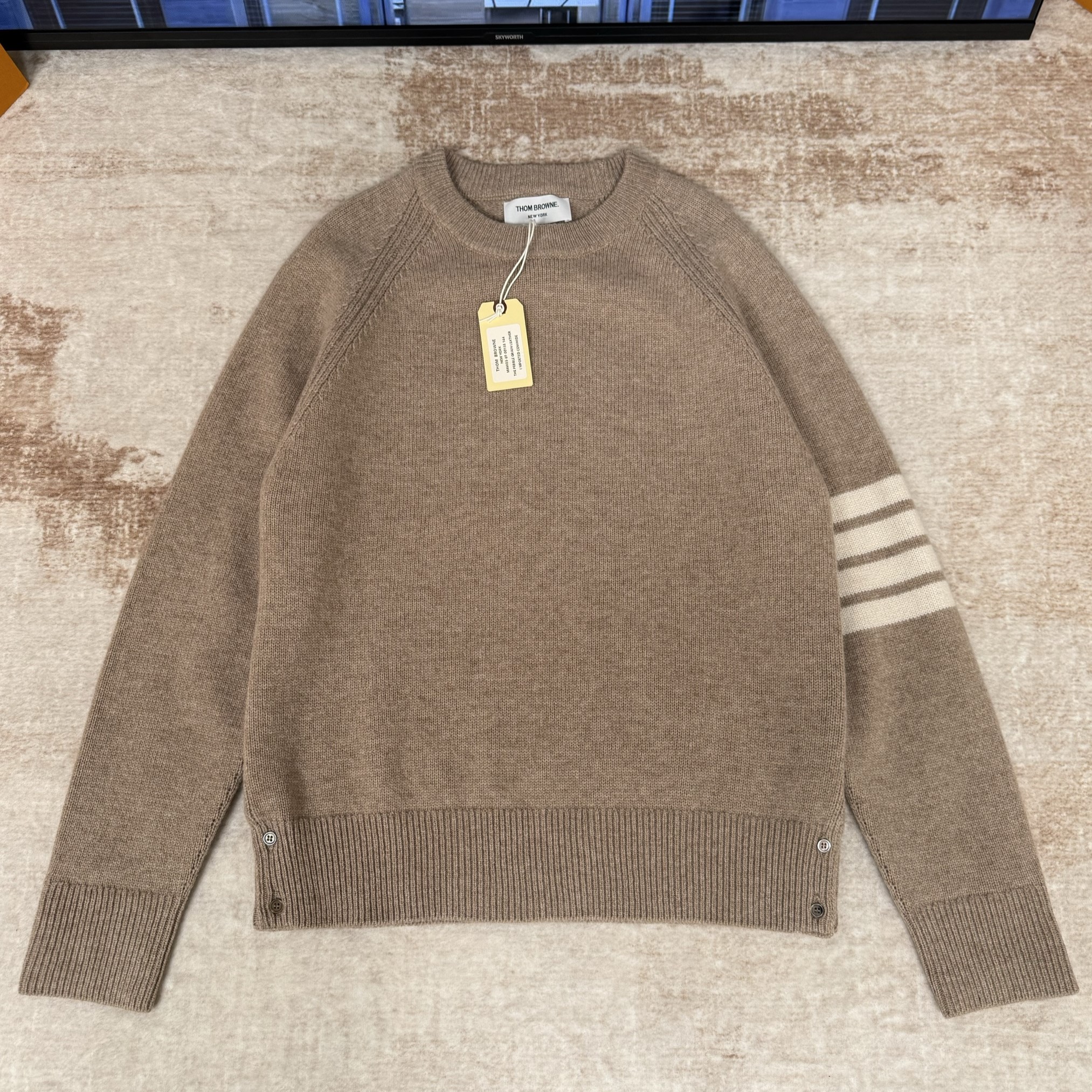 THOM BROWNE 톰브라운 저지 스티치 셰틀랜드 맨투맨 #14186141