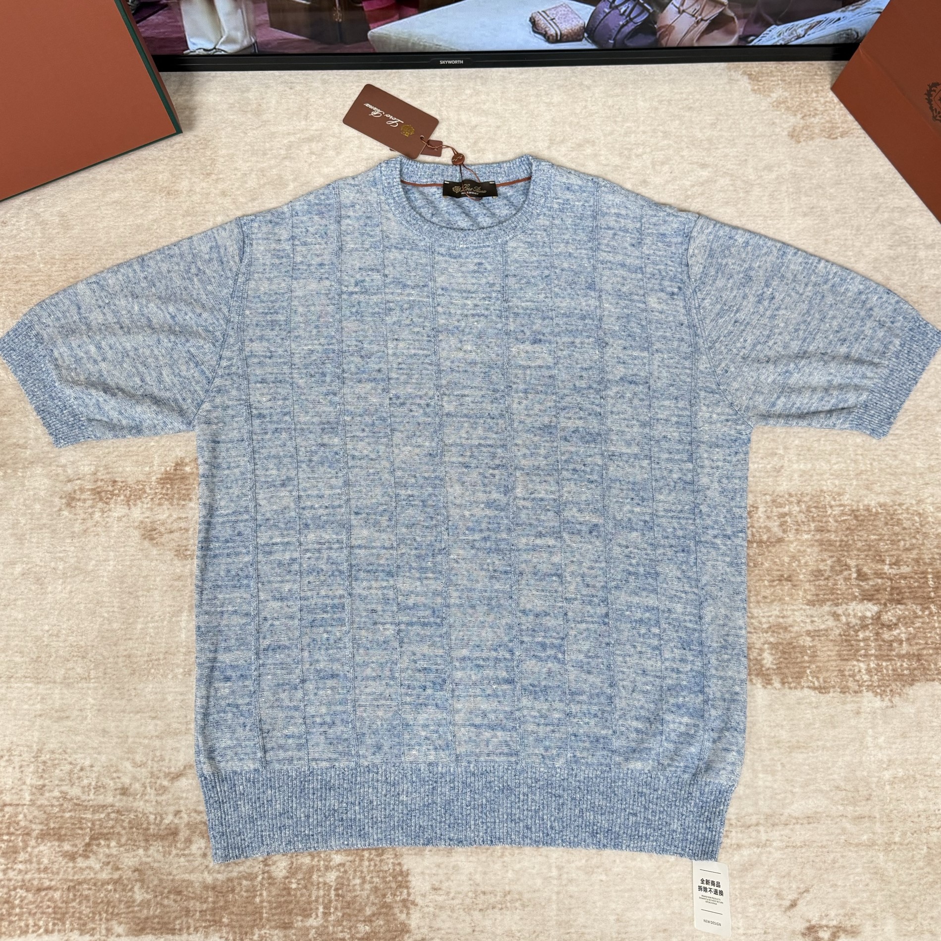 LORO PIANA 로로피아나 토리 크루넥 반팔 #14546414