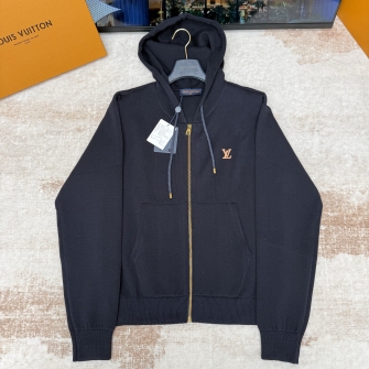 LOUIS VUITTON 루이비통 지퍼 후디 위드 시그니처 (Zippered Hoodie With Signature)  1AK7KC