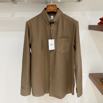 BERLUTI 벨루티 스크리토 자수 코튼 셔츠 #15010421