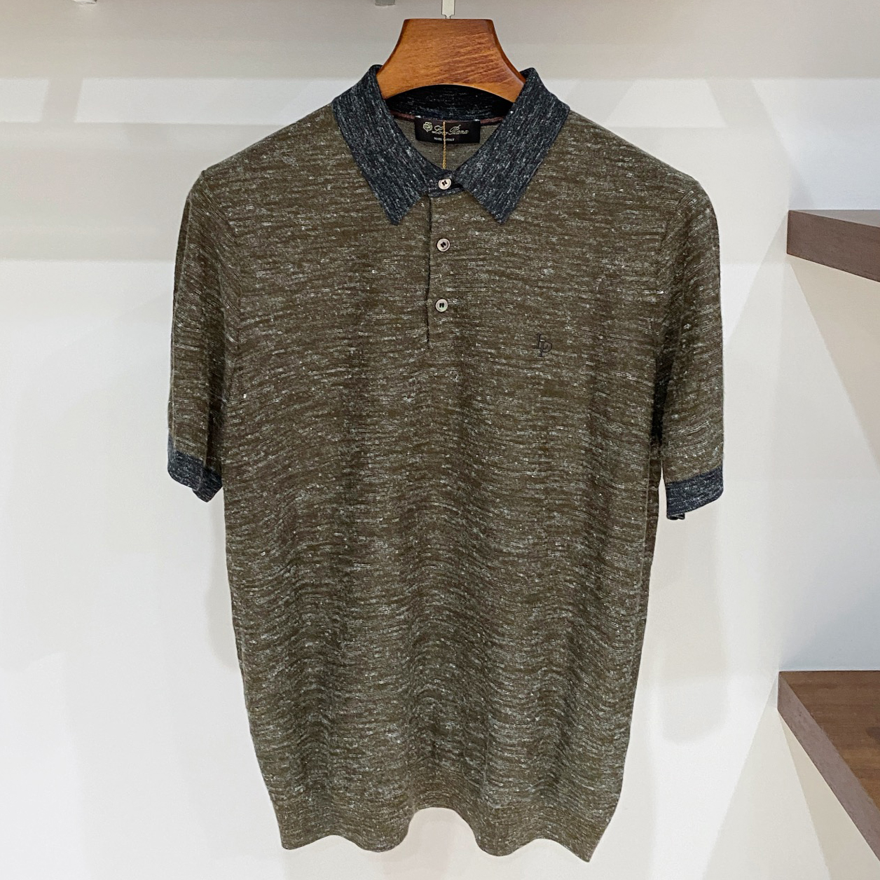 LORO PIANA 로로피아나 피케 니트 폴로 셔츠 #15440421