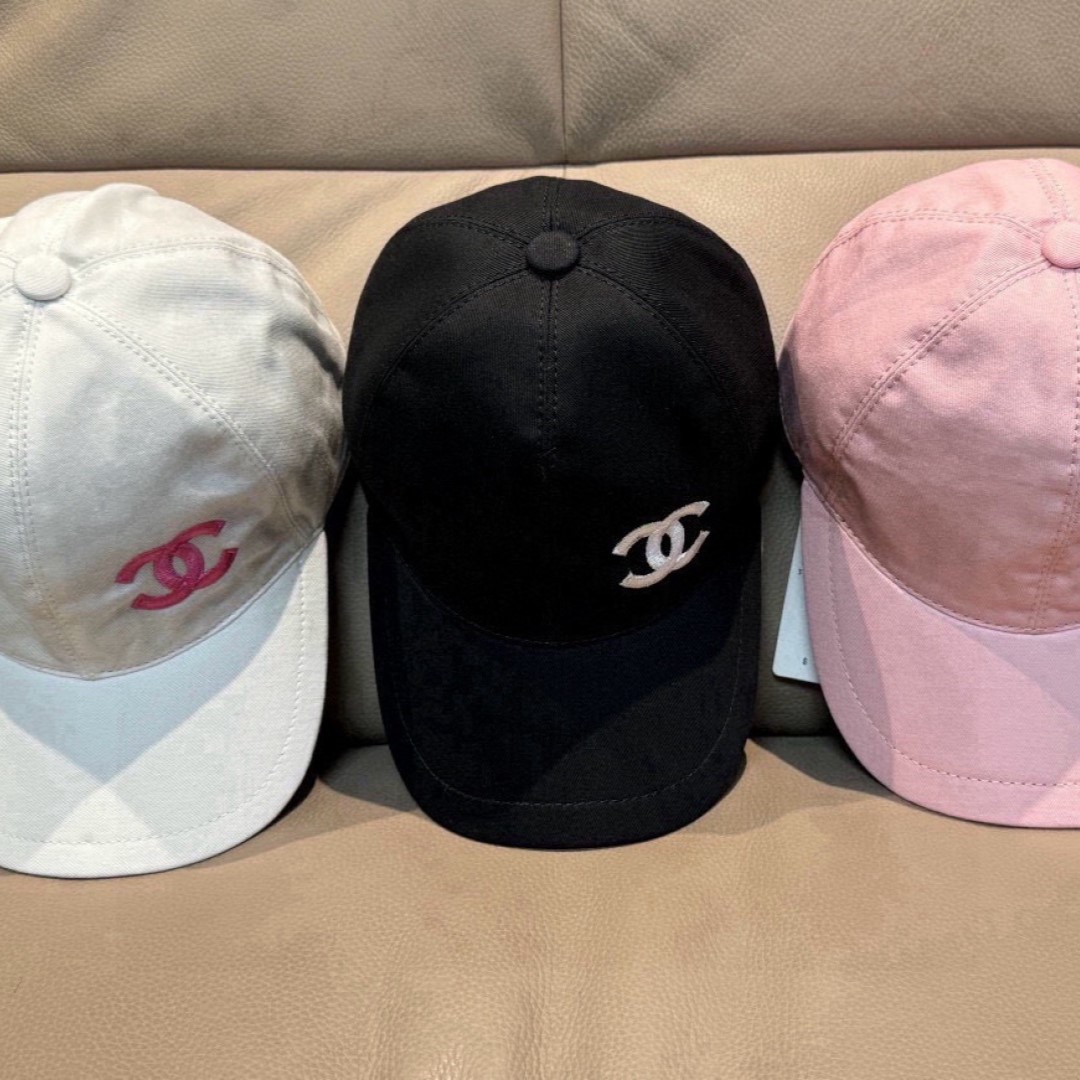 CHANEL 샤넬 CC 로고 베이스볼 캡 (또는 샤넬 CC 캡) #1538652