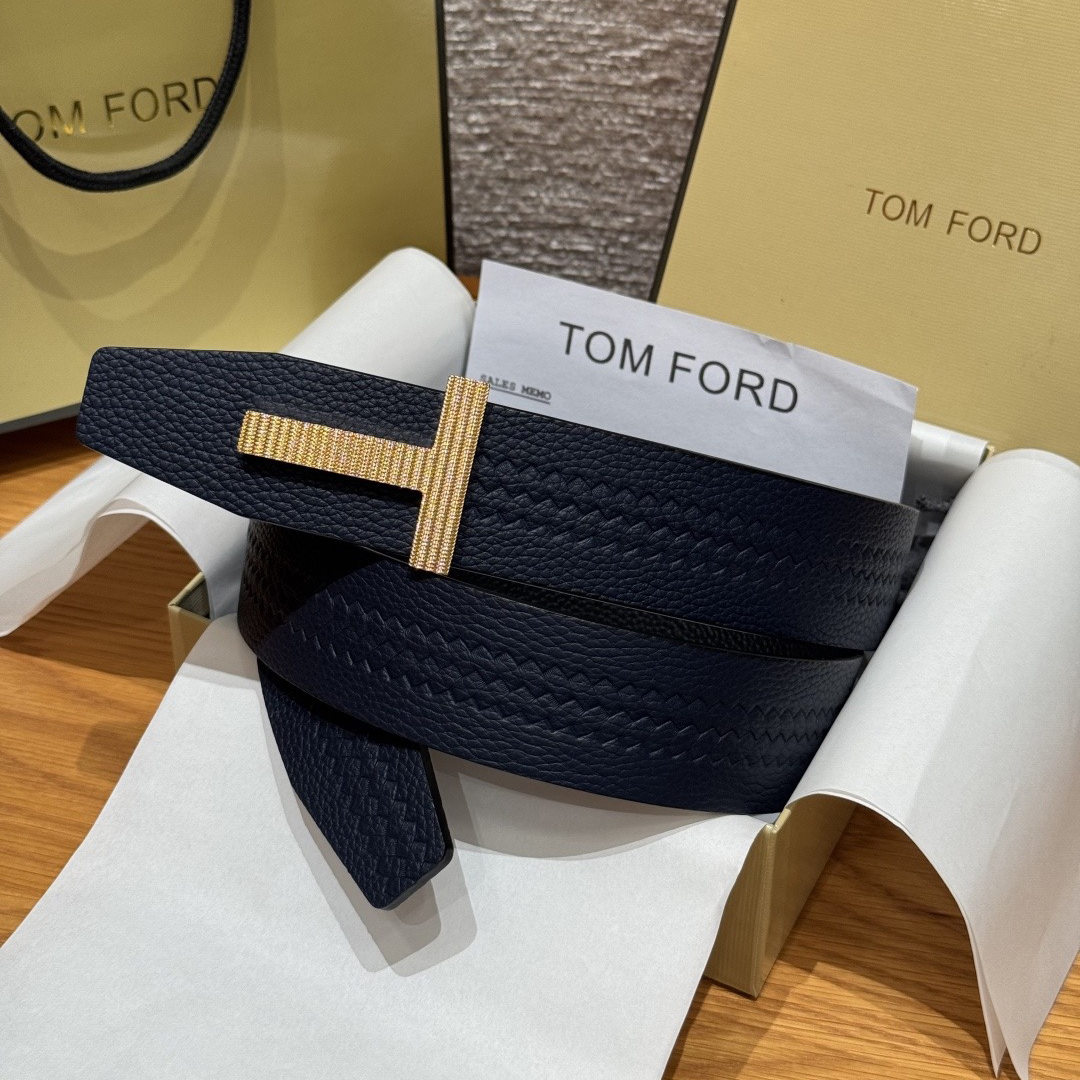 TOM FORD 톰포드 릿지 T 버클 리버서블 벨트 TB246T-LCL236