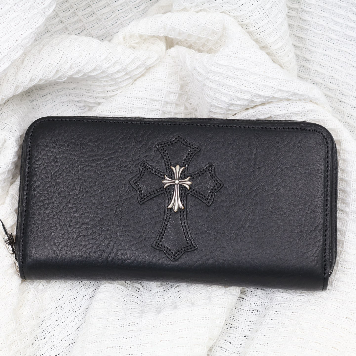 CHROME HEARTS 크롬하츠 REC F ZIP 3패치 월렛 지퍼장지갑 W015
