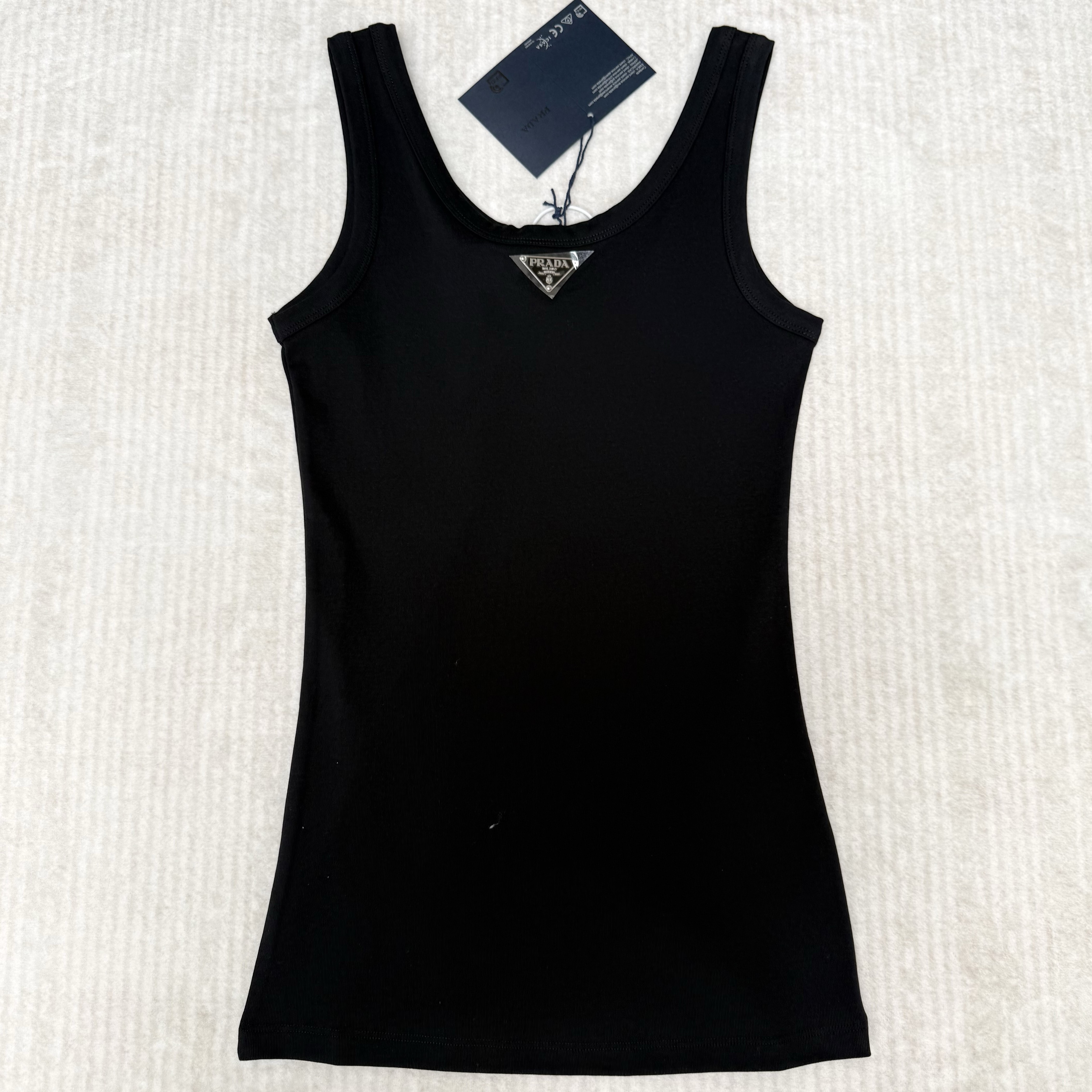 PRADA 프라다 코튼 탱크 탑 (Cotton tank top)