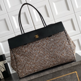 CHANEL 샤넬 라지 쇼핑백 (Large Shopping Bag) / 어반 에센셜 트위드 토트