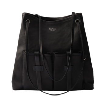 PRADA 프라다 소프트 패디드 나파 가죽 토트백 1BC293