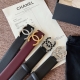 CHANEL 샤넬 CC 로고 가죽 벨트 A74427