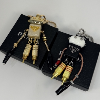PRADA 프라다 에드워드 로봇 키링 / 백 참 (Prada Edward Robot Trick Keyring / Bag Charm)